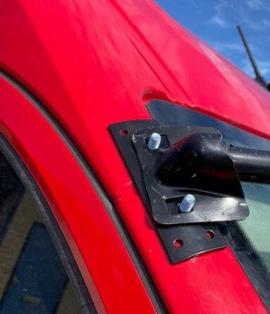Sun Visor And Bug Guard Solid Black Acrylic For Iveco Daily 2014-2022