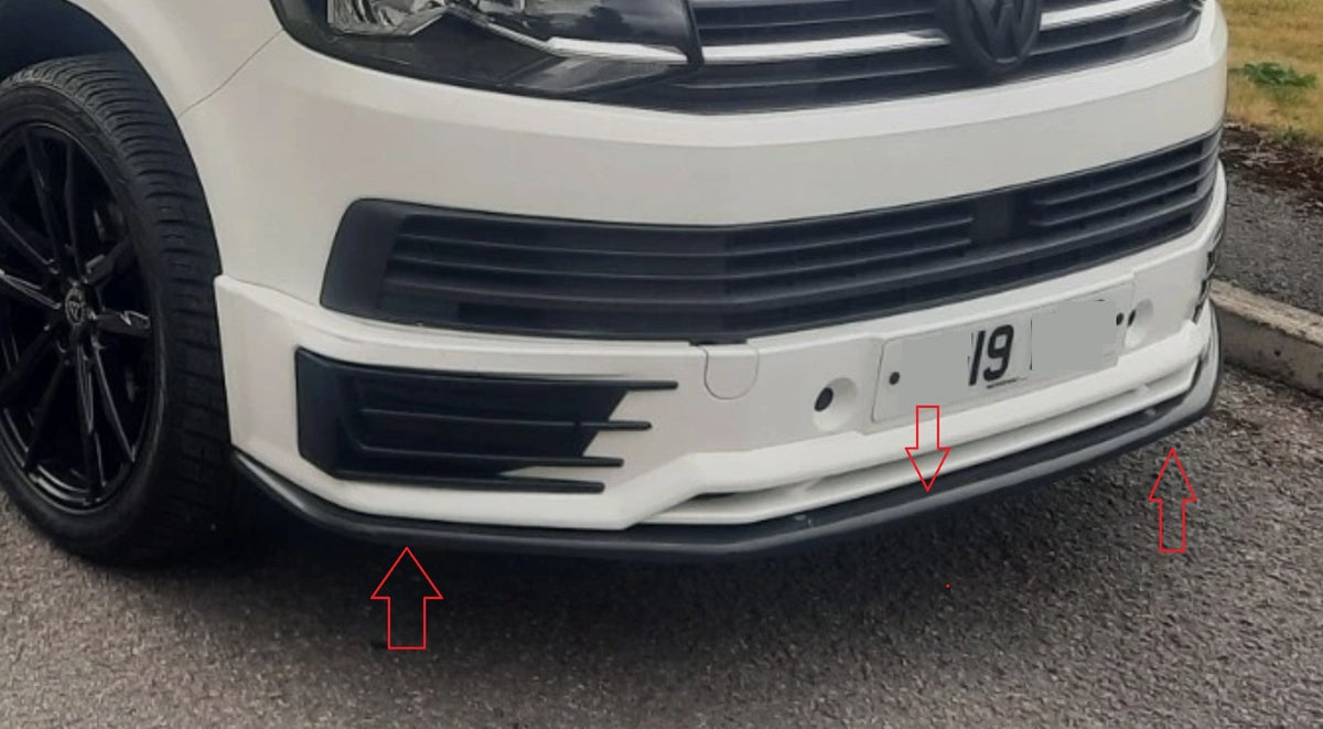Volkswagen T6 2015-2019 Front Bumper Lip Splitter Spoiler