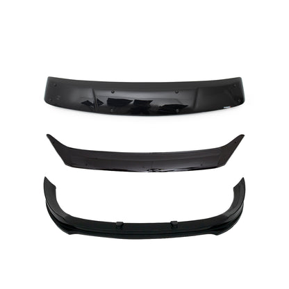 Sun Visor Bonnet Deflector and Front Bumper Lip for Ford Transit Custom 1 (V362) 2012-2017