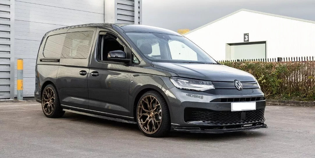 Volkswagen Caddy 5 (SB) 2020-2026 Front Bumper Lower Lip Black