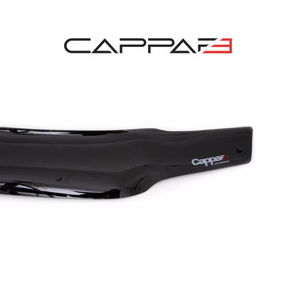 Sun Visor And Bug Guard Front Solid Black Acrylic For VW Caddy 2004-2009