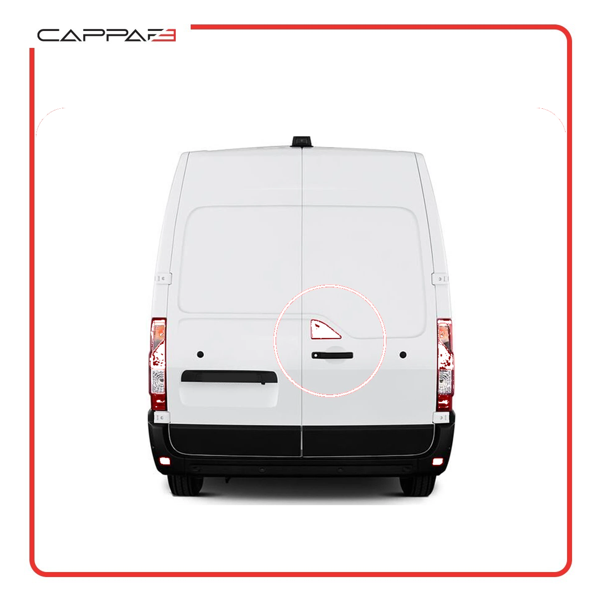 Red rear centre brake light for Renault Master III and Vauxhall Movano B 2010 onwards