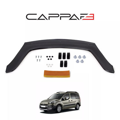 Sun Visor And Bug Guard Black For Citroen Berlingo Peugeot 2008-2016