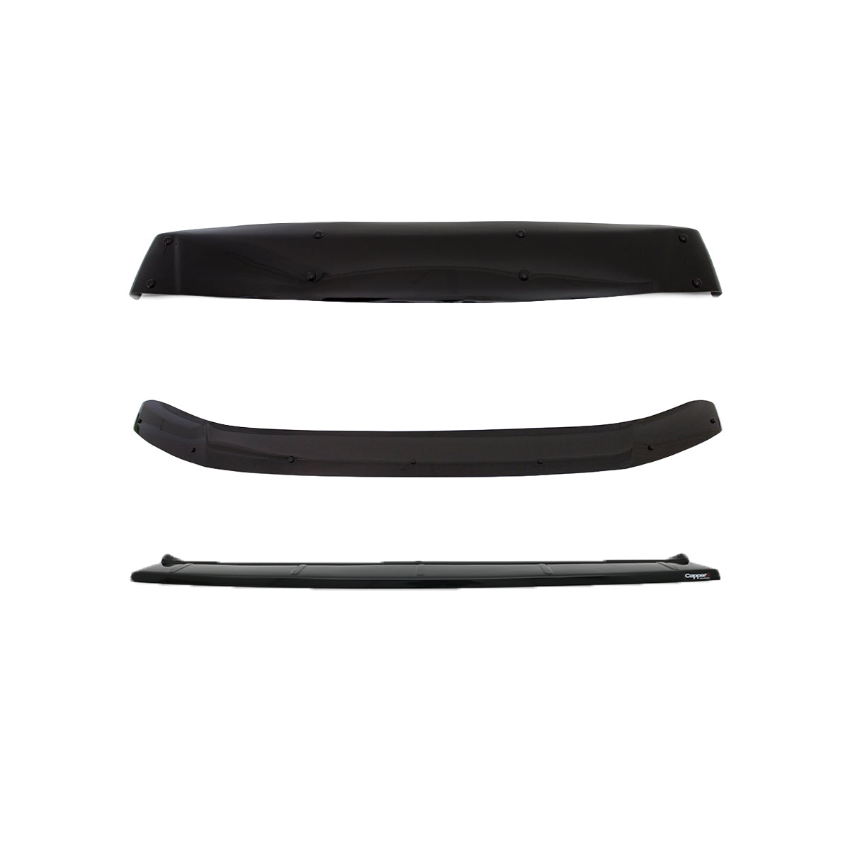 Sun Visor, Bonnet Deflector and Rear Bumper Sill for Volkswagen Transporter T6 2015-2019