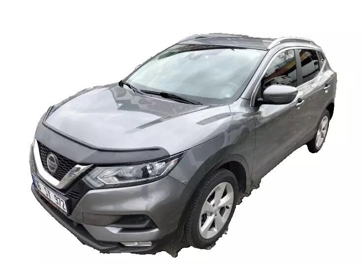 Nissan Qashqai 2 2017-2021 Bonnet Wind Stone Deflector Bug Guard Stick-On Matt