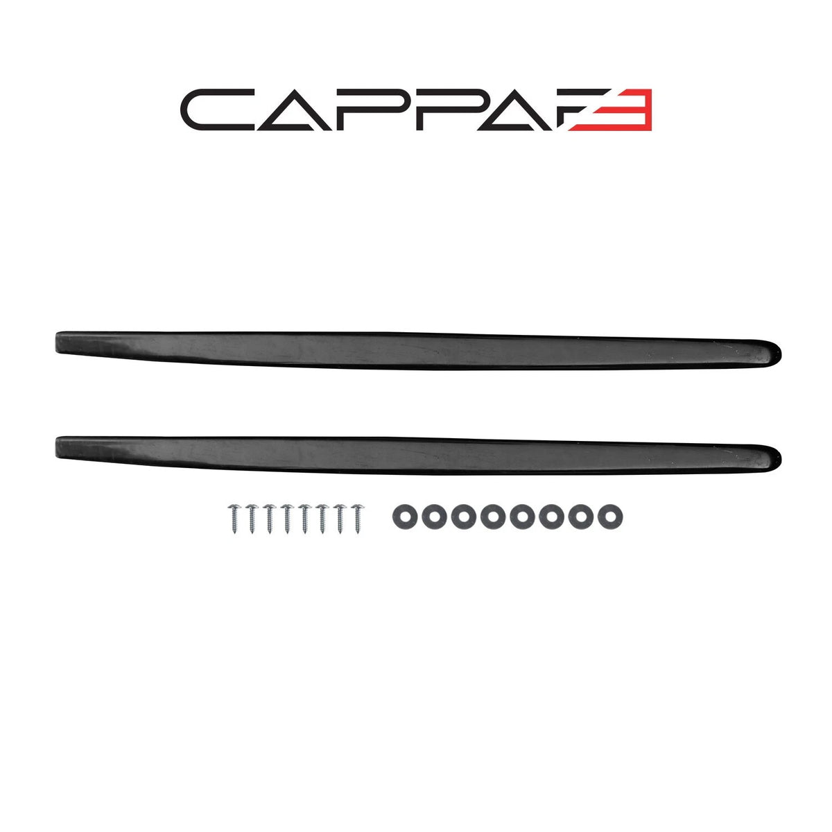 BMW 3 Series (F30) 2011-2019 Side Skirts Sill Extension Splitter Black