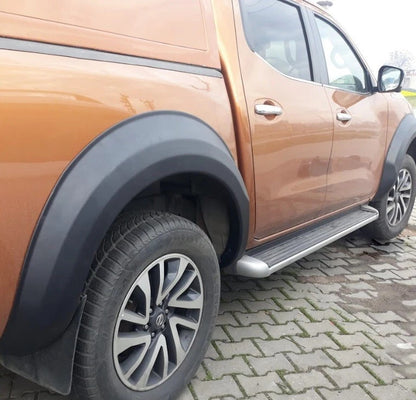 Nissan Navara 3 2016-2021 Fender Flares Wheel Arch Trim Moulding ABS 6pcs
