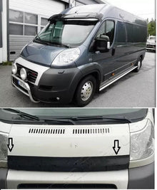 Sun Visor And Bug Guard Solid Black Acrylic For Citroen Relay 2006-2013