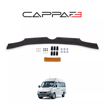 Sun Visor And Bug Guard Black ABS For Mercedes Sprinter W901-903 2001-05