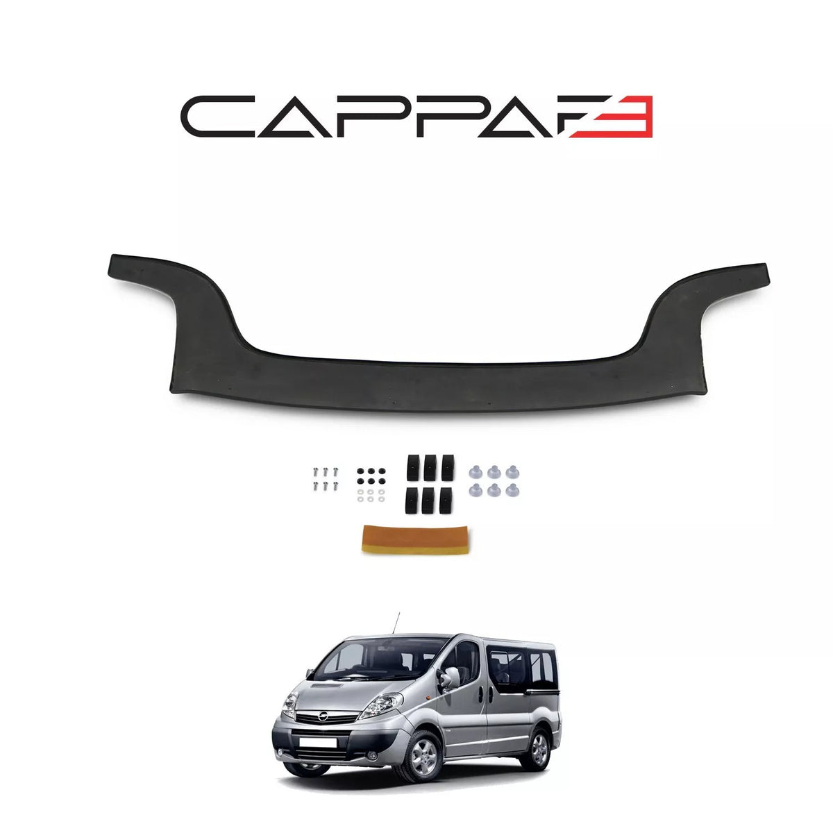 Renault Trafic 3 (X82) 2014-2019 Bonnet Wind Stone Deflector Bug Guard 3mm
