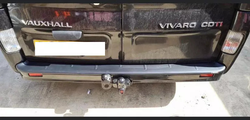 Vauxhall Vivaro A (X83) 2001-2014 Rear Bumper Sill Protector Guard Black