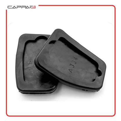 Cappafe Compatible with Nissan Qashqai J10 X-Trail T31 Juke F15 Brake and Clutch Pedal Rubber Pads 2 pcs