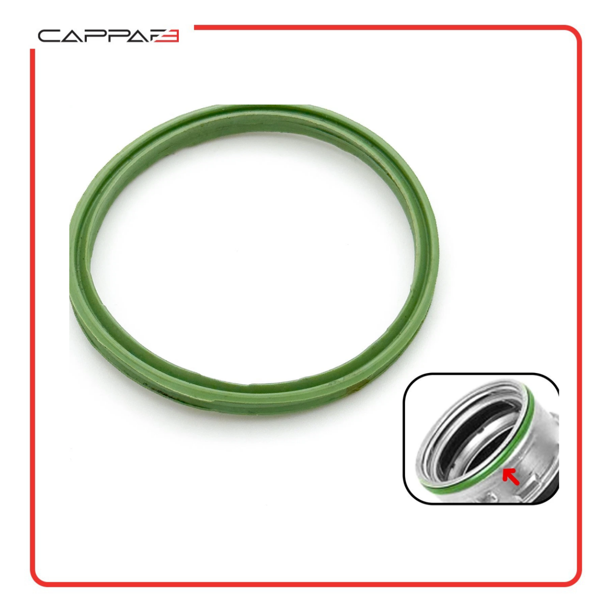 Set of 4 intercooler turbo hose seals 43.95 mm for Volkswagen, Audi, Seat and Skoda – 3