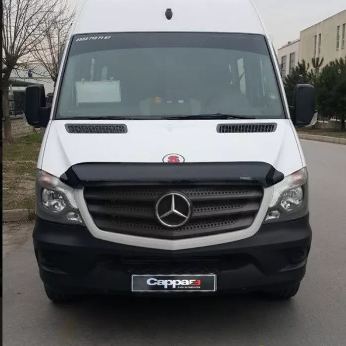 Mercedes Sprinter 2 2014-2018 Bonnet Wind Stone Deflector Bug Guard Short