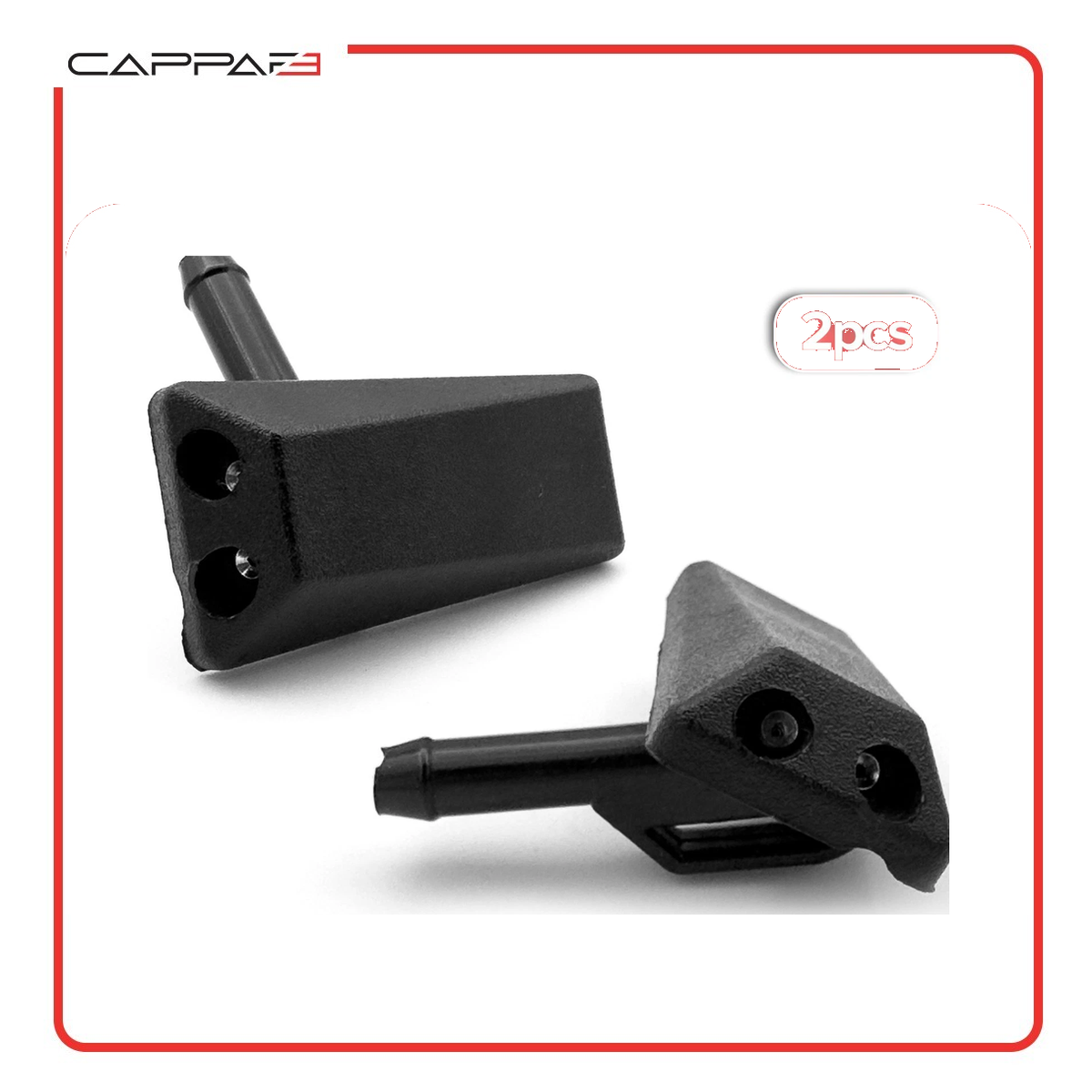 Pair of front windscreen washer jet nozzles for Seat Leon, Ibiza, Cordoba and Toledo – 2