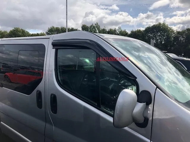 Vauxhall Vivaro A (X83) 2001-2014 Window Wind Deflectors Rain Guard Visors