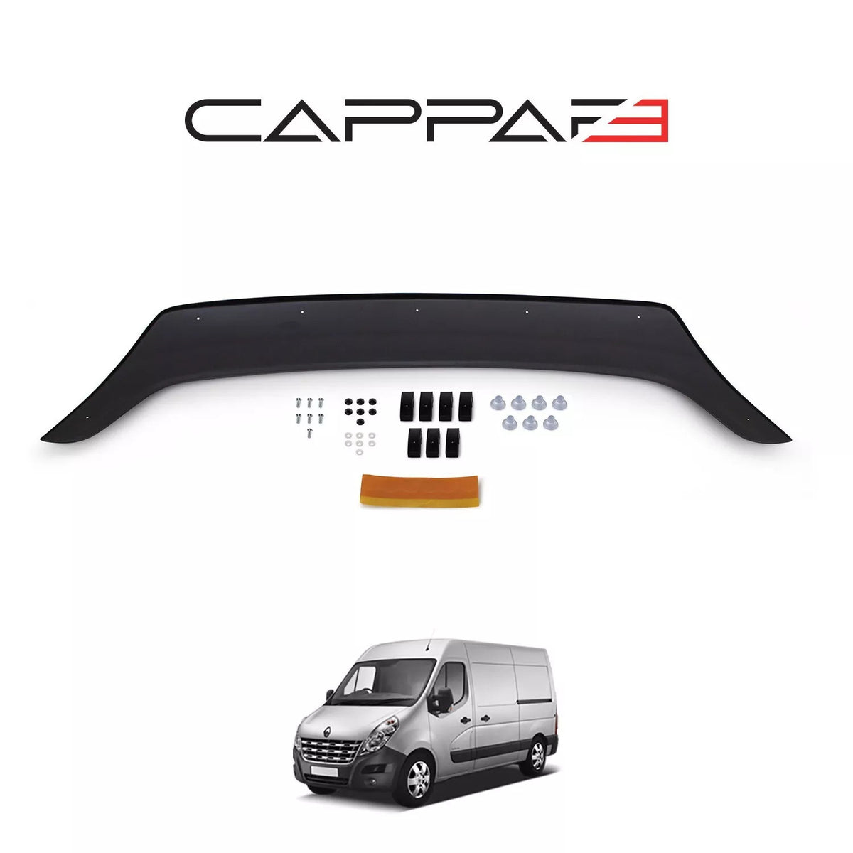 Renault Master 3 2010-2013 Bonnet Wind Stone Deflector Bug Guard