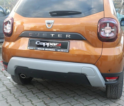 Dacia Duster 2 2018-2021 Rear Bumper Diffuser U Shape Grey