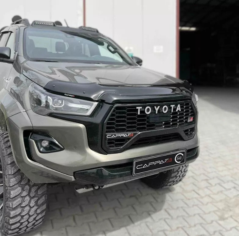Toyota Hilux 8 (AN) 2021-2023 Bonnet Wind Stone Deflector Bug Guard