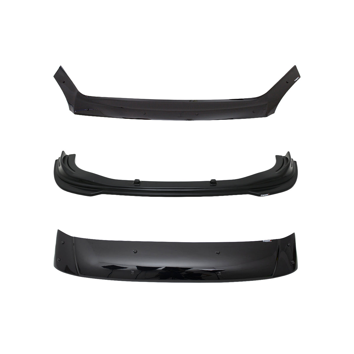 Sun Visor, Bonnet Deflector and Front Bumper Lip for Ford Transit Mk7 2006-2014