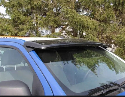 Sun visor And Bug Guard Front ABS Black For Nissan Pathfinder 2006-2015