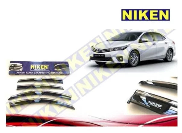 Toyota Corolla E160 E170 2014-2017 Window Wind Deflectors Rain Guard Visors