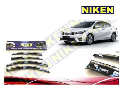 Toyota Corolla E160 E170 2014-2017 Window Wind Deflectors Rain Guard Visors