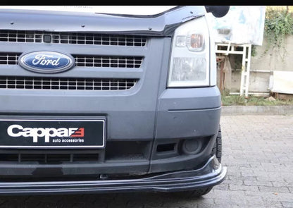 Ford Transit Mk7 2006-2014 Front Bumper Lip Splitter Spoiler Acrylic Black
