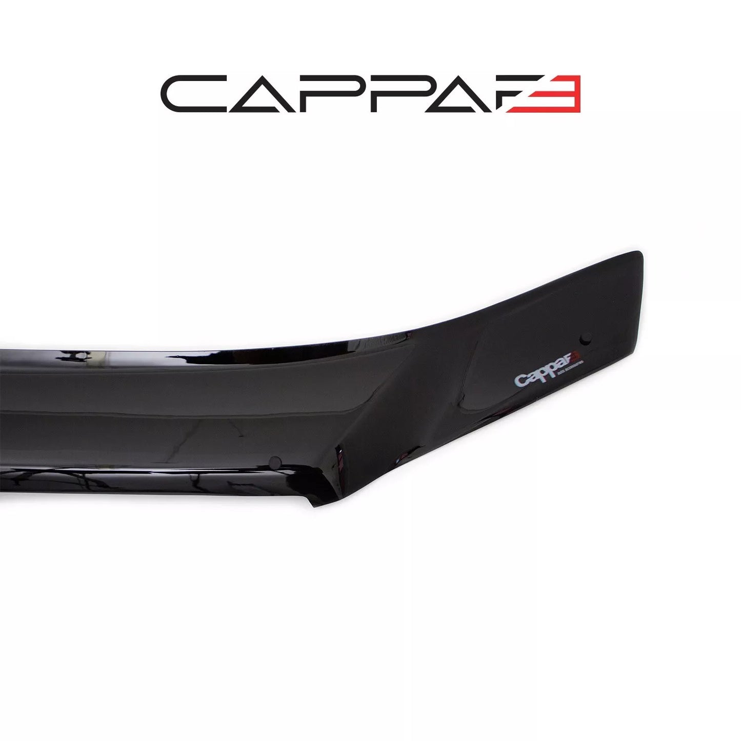 Sun Visor And Bug Guard Solid Black ABS For Mercedes Sprinter 2014-2017