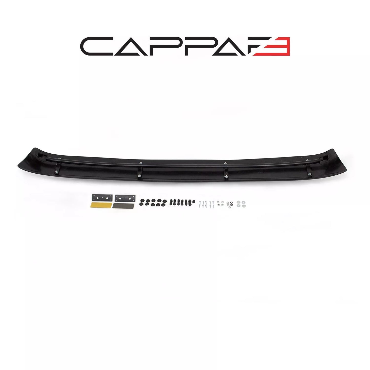 Sun Visor And Bug Guard Solid Black Acrylic For Iveco Daily 2014-2022