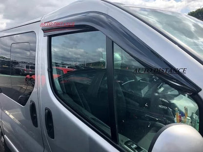 Vauxhall Vivaro A (X83) 2001-2014 Window Wind Deflectors Rain Guard Visors