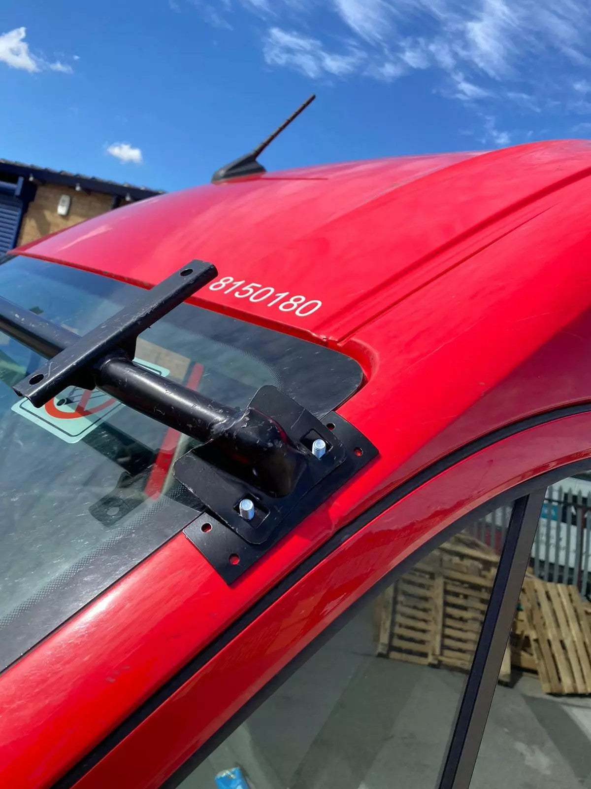 Sun Visor And Bug Guard Front Black ABS For Crafter Man TGE 2017-23