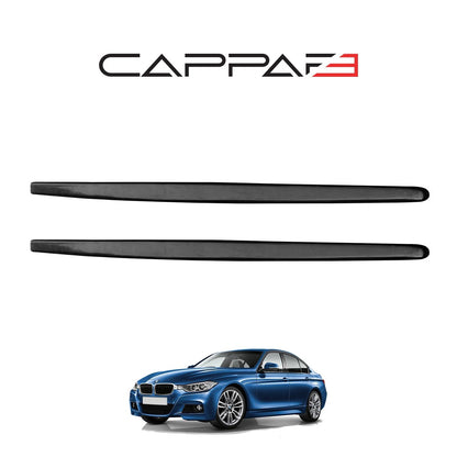 BMW 3 Series (F30) 2011-2019 Side Skirts Sill Extension Splitter Black