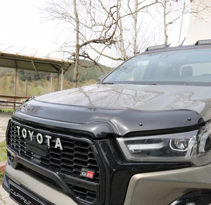 Toyota Hilux 8 (AN) 2021-2023 Bonnet Wind Stone Deflector Bug Guard