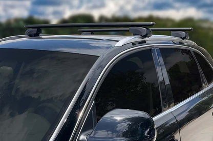 Cappafe Bold Bar V2 Roof Rack Cross Bars Roof Bars Black 138cm 2pcs