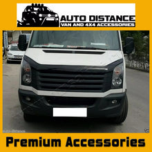 Sun Visor And Bug Guard Solid Black Acrylic For VW Crafter 2012 - 2017