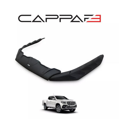 Mercedes X-Class (W470) 2017-2020 Bonnet Wind Stone Hood Trim Dragon Pack Black