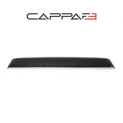 Sun Visor And Bug Guard Solid Black ABS For Ford Transit MK8 2019-2023