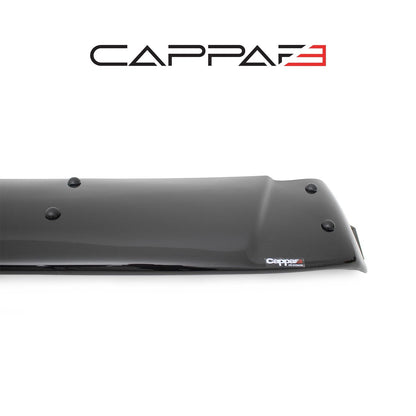 Sun Visor And Bug Guard Solid Black Front ABS For MK5 Transit 1994-1999