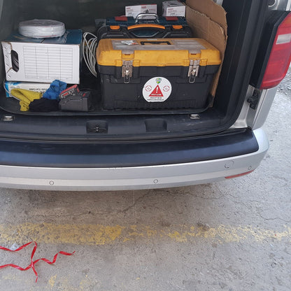 Volkswagen Caddy 2010 - 2015 Rear Bumper Sill Protector Matt