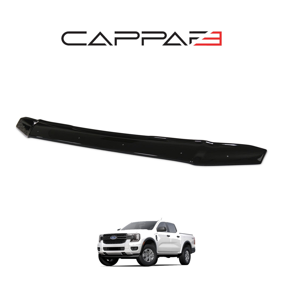 Ford Ranger (P703) 2022-2026 Bonnet Wind Stone Deflector Bug Guard