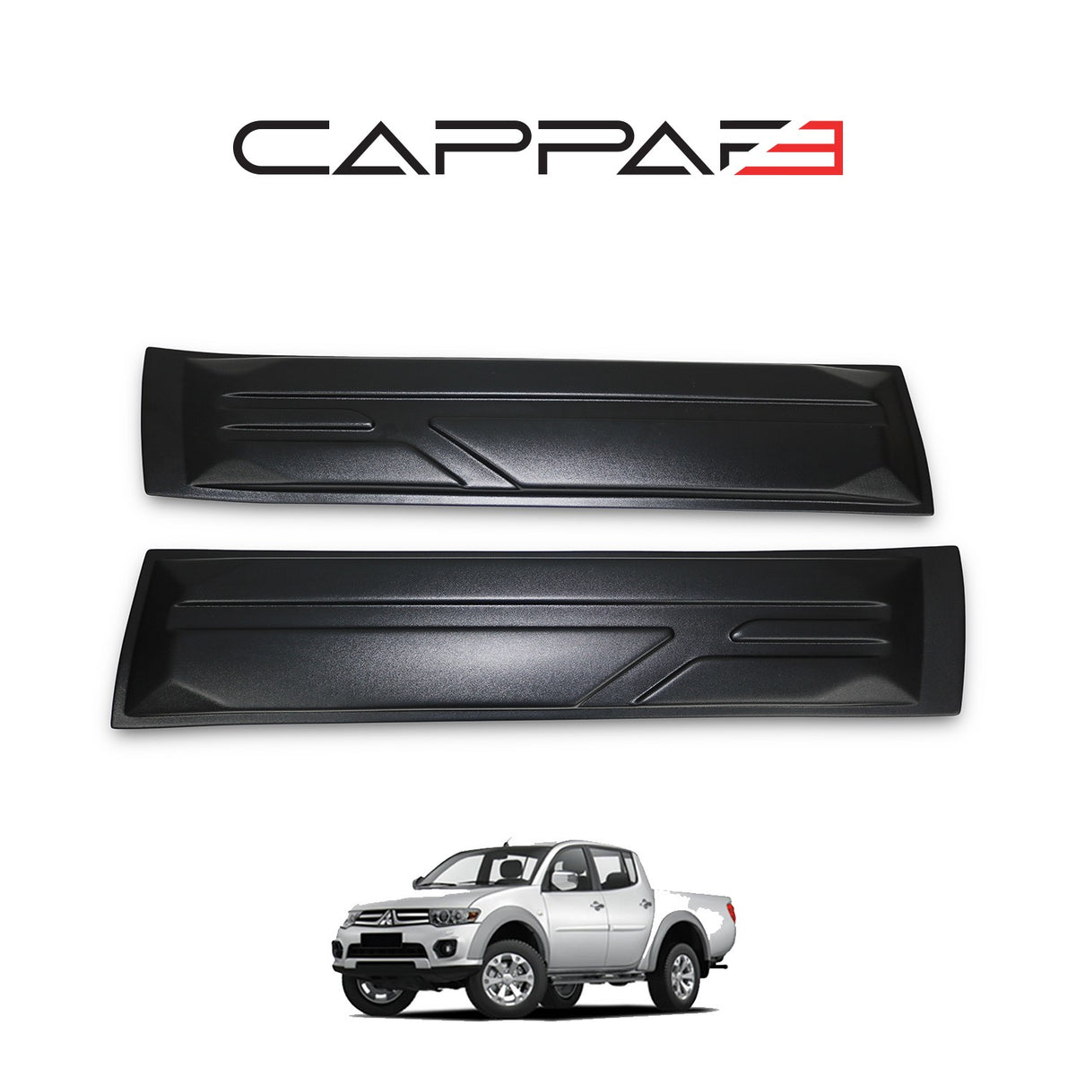 Mitsubishi L200 2007-2015 side door moulding strips – 4