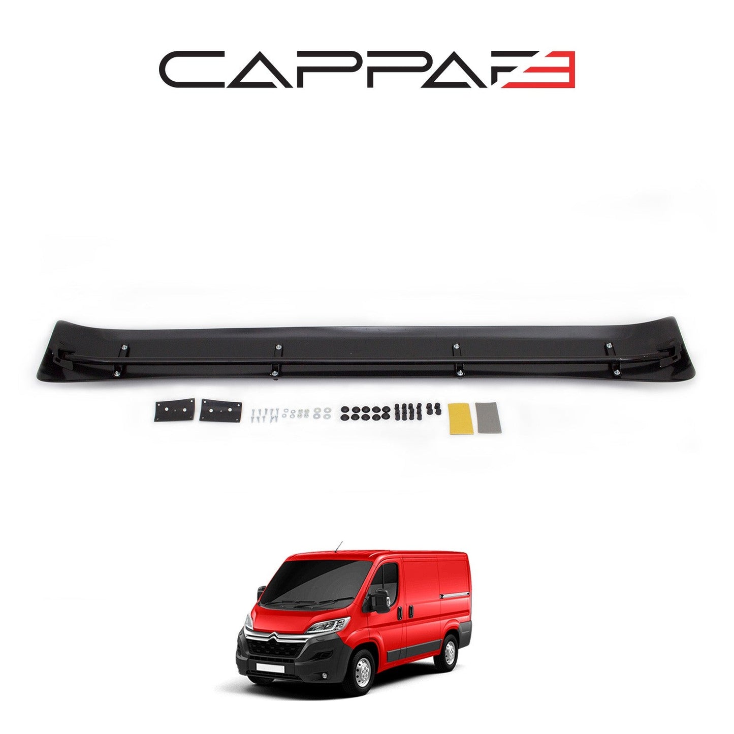 Cappafe Citroen Relay 2014 Onwards Sunvisor Sun Visor Wind Deflector