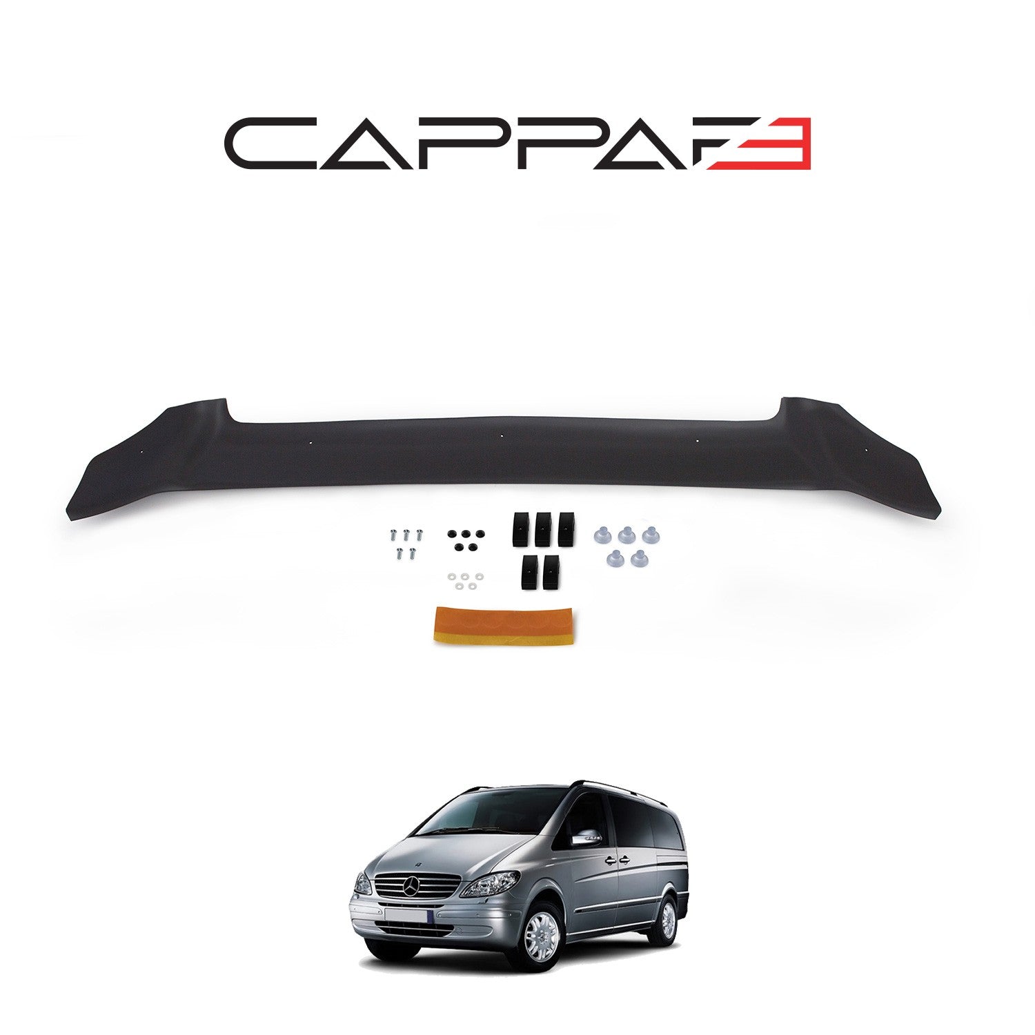 Mercedes Viano 2004 - 2011 Bonnet Deflector 3mm