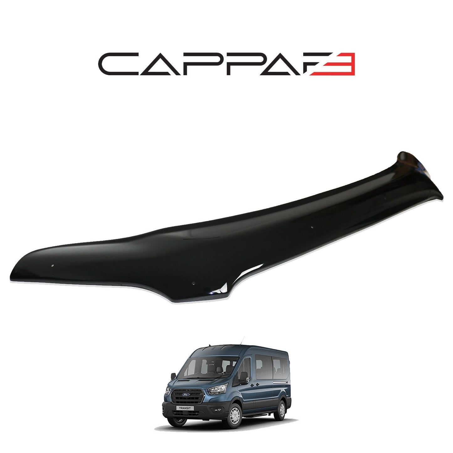 Ford Transit 2019 Onwards Bonnet Deflector 3mm