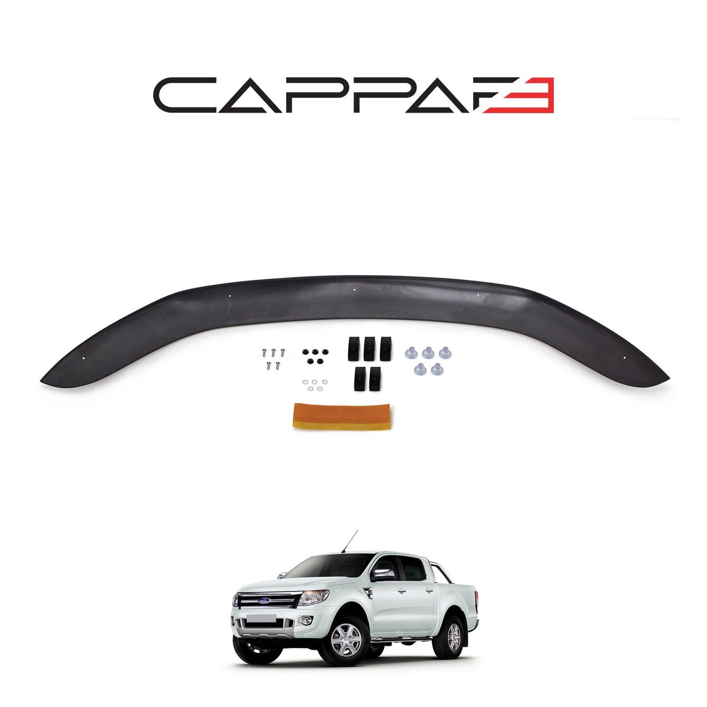 Ford Ranger 2011 - 2015 Bonnet Deflector 3mm