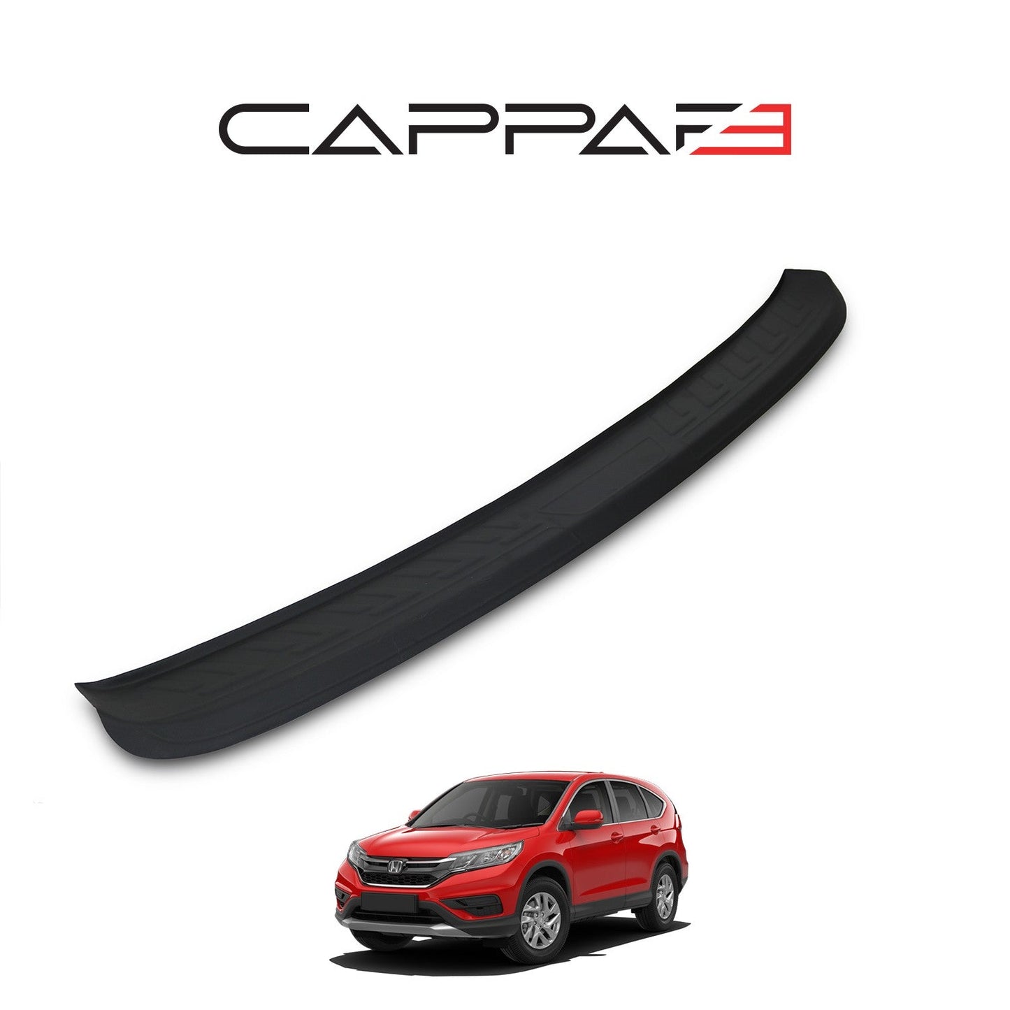 Honda CR-V 2013 - 2018 Rear Bumper Sill Protector Gloss