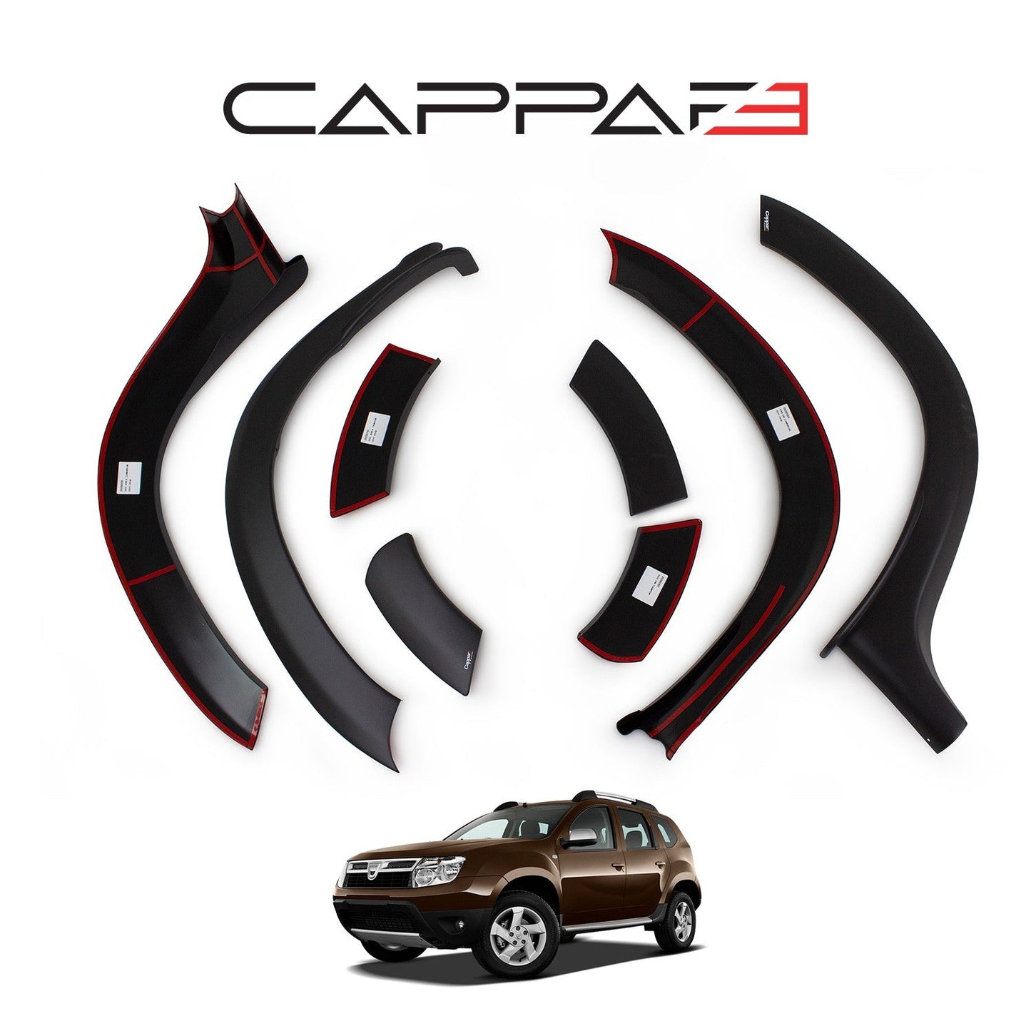 Dacia Duster 2010 - 2017 Fender Flares 8pcs