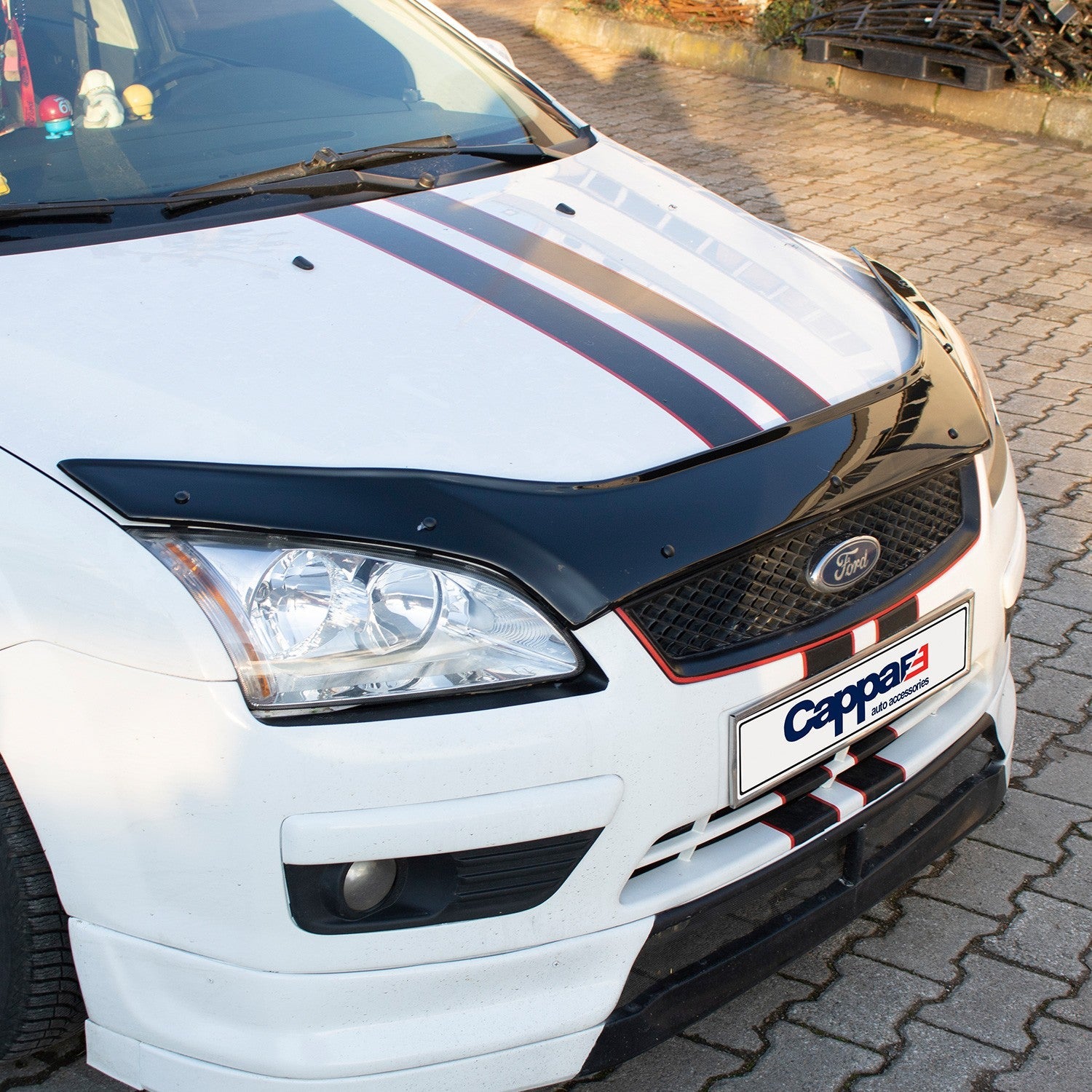 Ford Focus 2005 - 2008 Bonnet Deflector 3mm