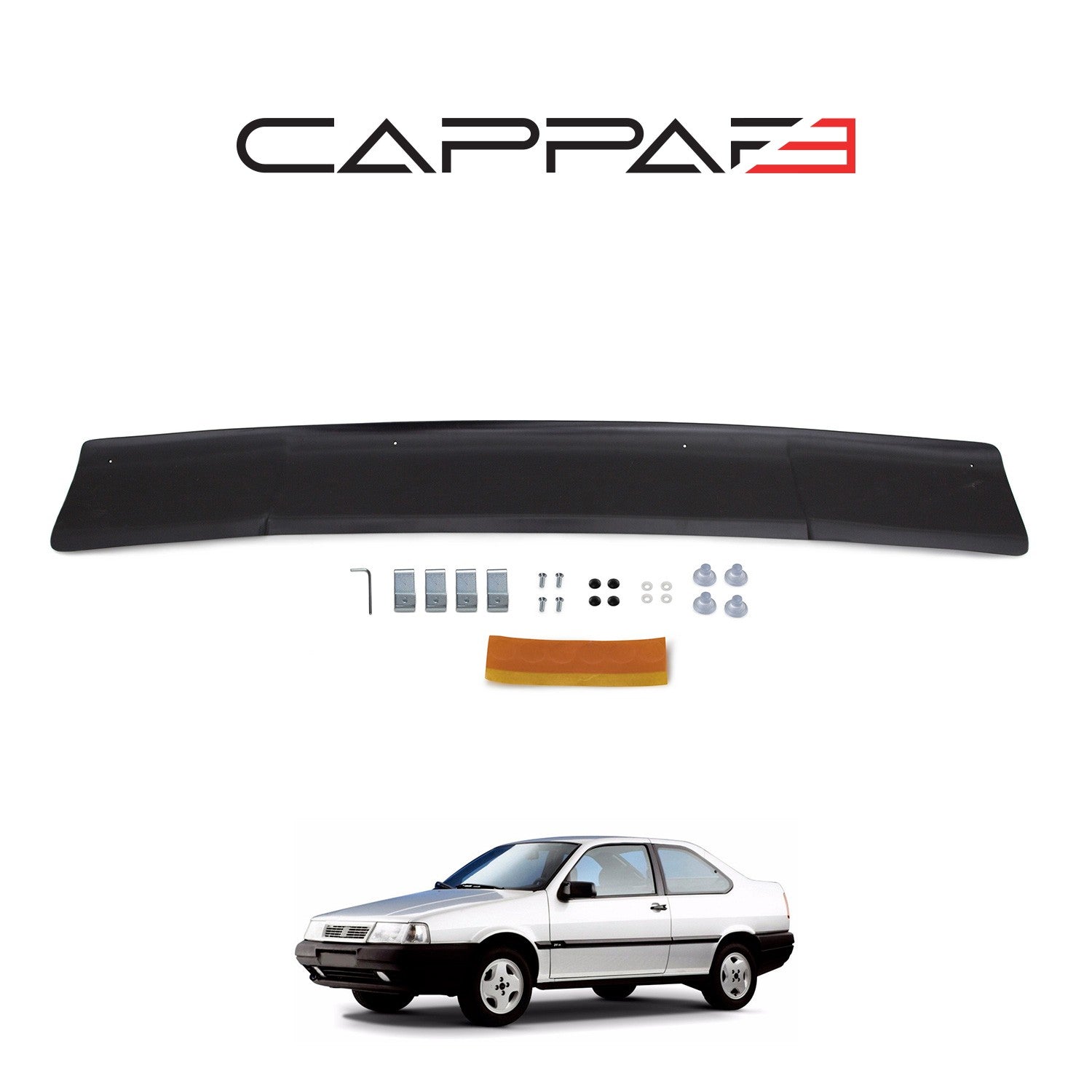 Fiat Tempra 1989 - 2000 Bonnet Deflector 4mm